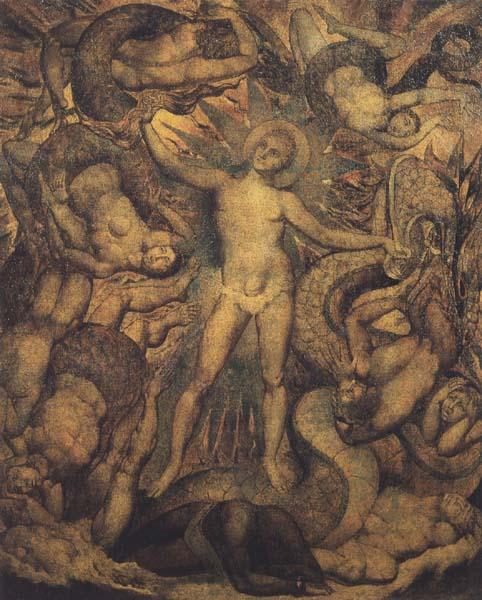 William Blake The Spiritual Form of Nelson guiding Leviathan (mk47)